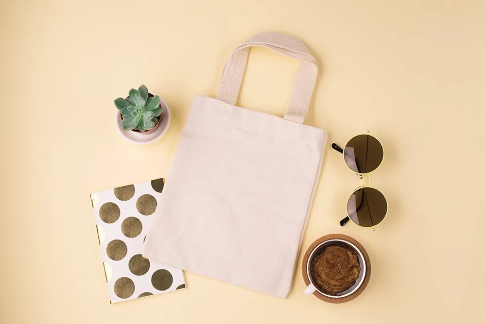 Flat lay mockup made with this generator